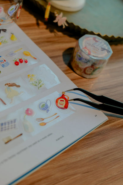 Kiss-cut Glossy PET Tape | A Day at the Bakery (3cm)