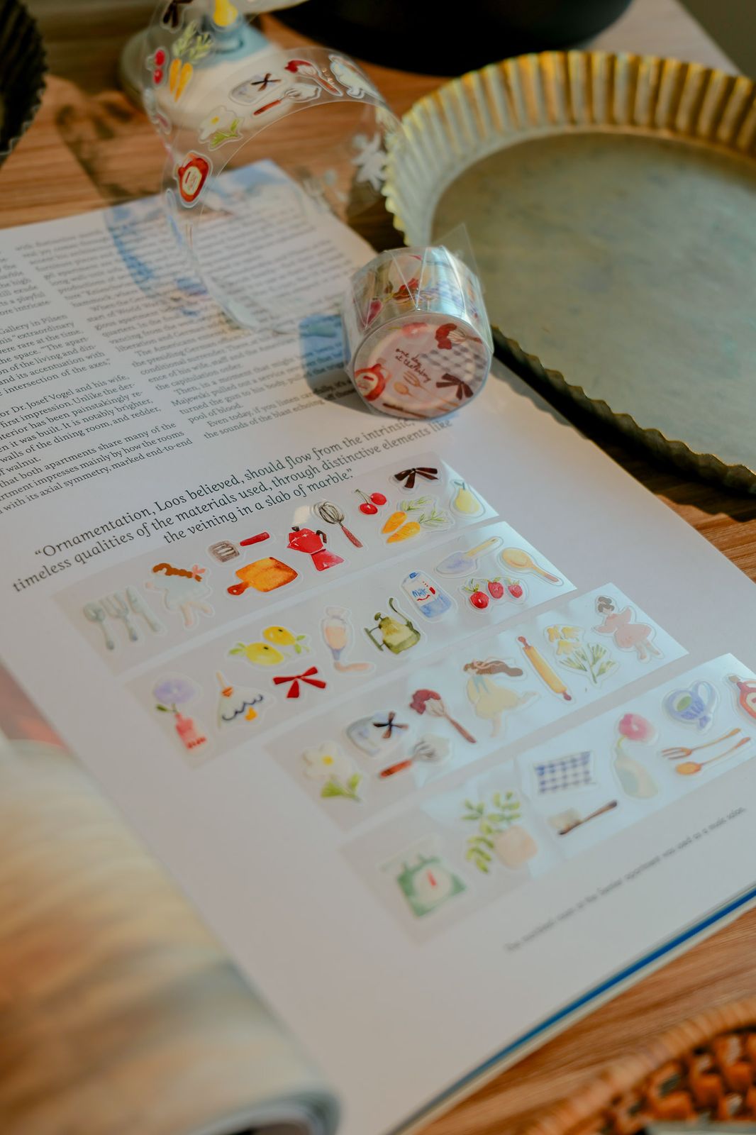 Kiss-cut Glossy PET Tape | A Day at the Bakery (3cm)
