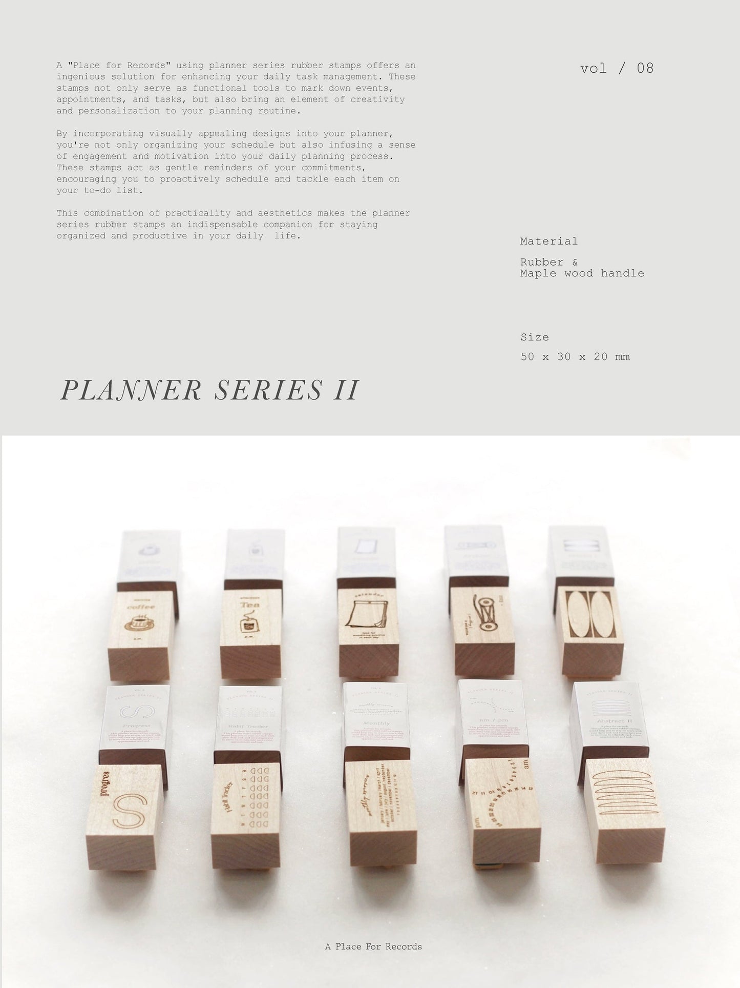 Stamps | Vol 8 Planner Series II