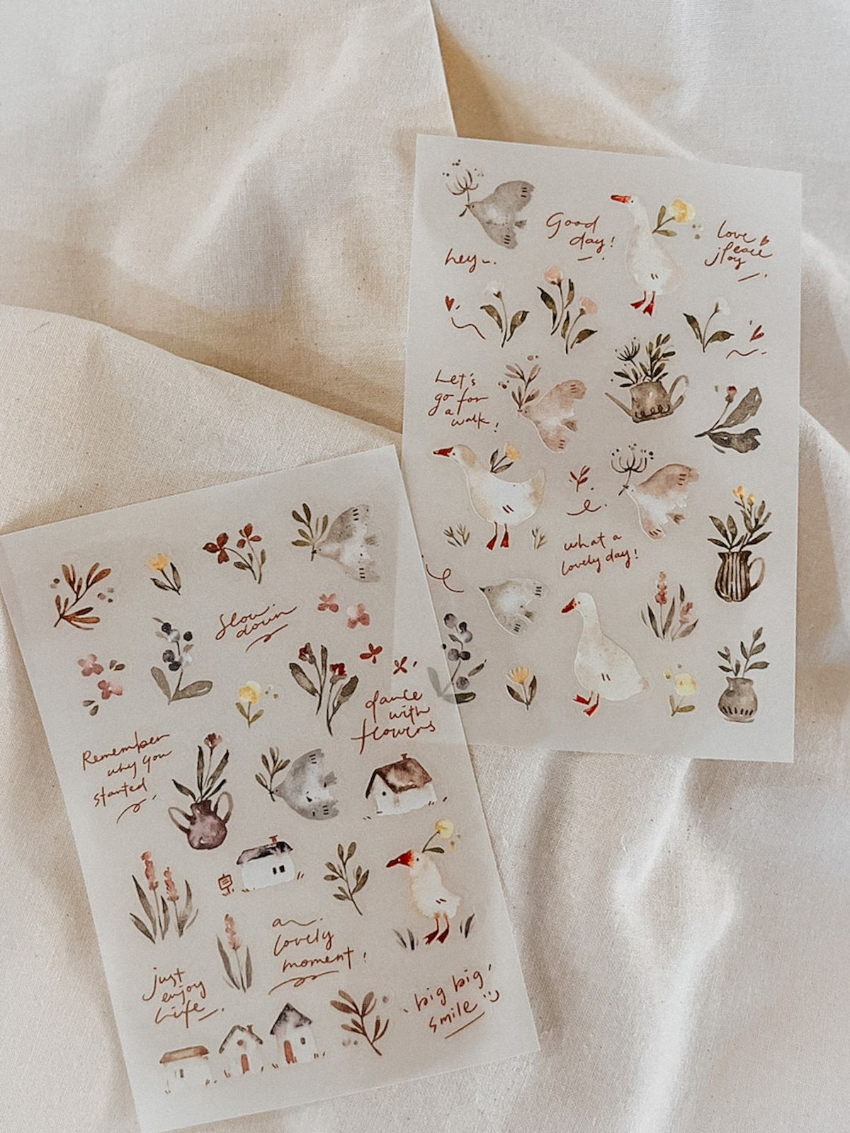 Transfer Stickers | Woodland Story (set of 2 sheets)