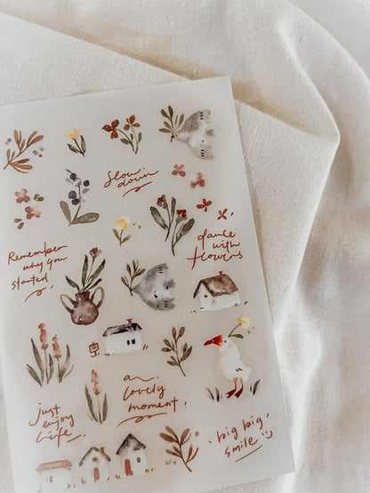 Transfer Stickers | Woodland Story (set of 2 sheets)