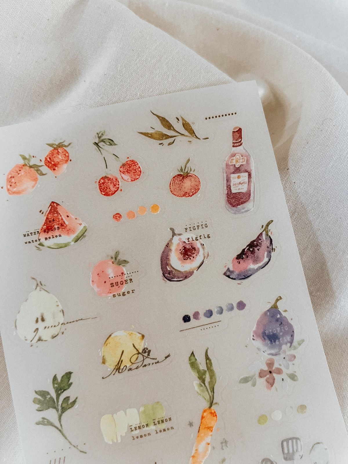 Transfer Stickers | Picnic Time (set of 2 sheets)