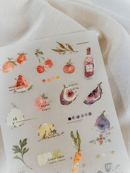 Transfer Stickers | Picnic Time (set of 2 sheets)