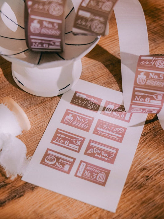 (PRE ORDER) Label Sticker Roll | Yum Yum Patisserie (3cm)