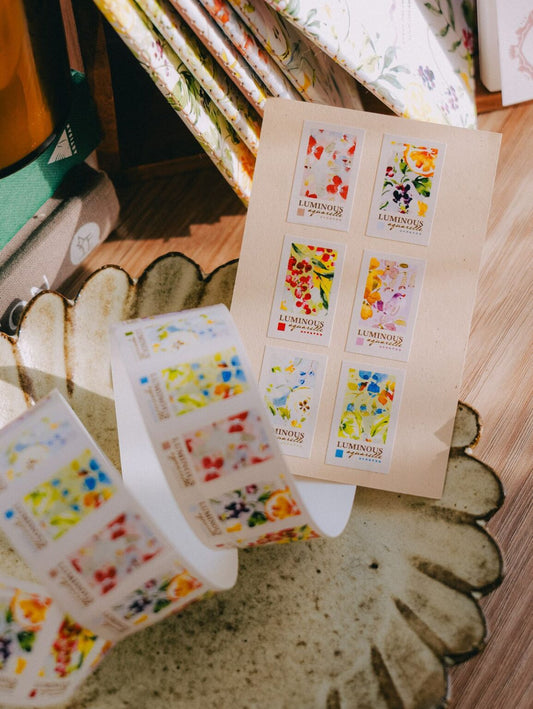 (PRE ORDER) Label Sticker Roll | Luminous (3cm)