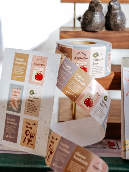 Label Sticker Roll | Teaparty (3cm)