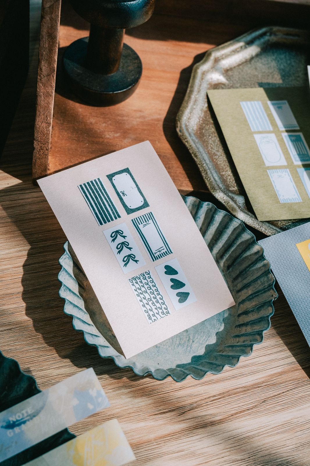 (Incoming Stock) Label Sticker Roll | Paper Note (2.15cm) (Yellow / Pink / Black / Blue / Green)