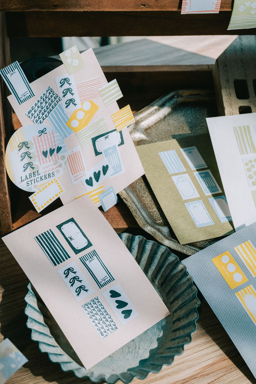 (Incoming Stock) Label Sticker Roll | Paper Note (2.15cm) (Yellow / Pink / Black / Blue / Green)