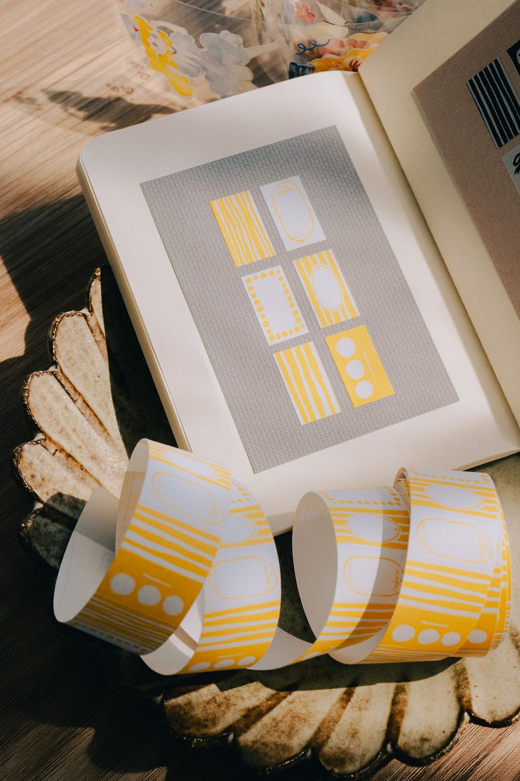 (Incoming Stock) Label Sticker Roll | Paper Note (2.15cm) (Yellow / Pink / Black / Blue / Green)