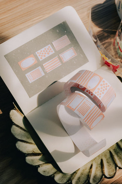 Label Sticker Roll | Paper Note (2.15cm) (Yellow / Pink / Black / Blue / Green)
