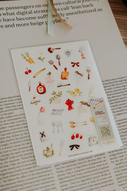 Washi Stickers | A Day at the Bakery