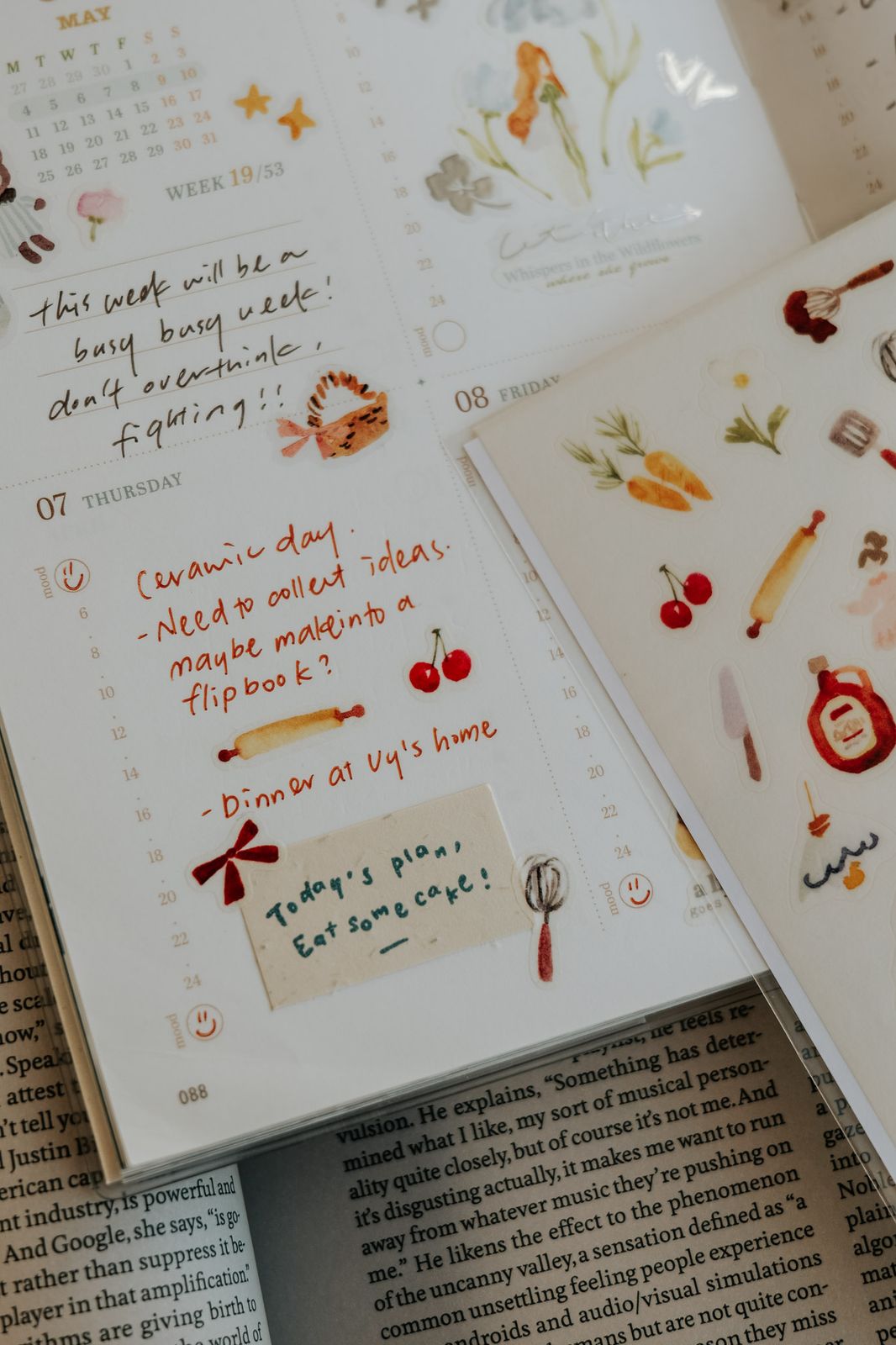 Washi Stickers | A Day at the Bakery
