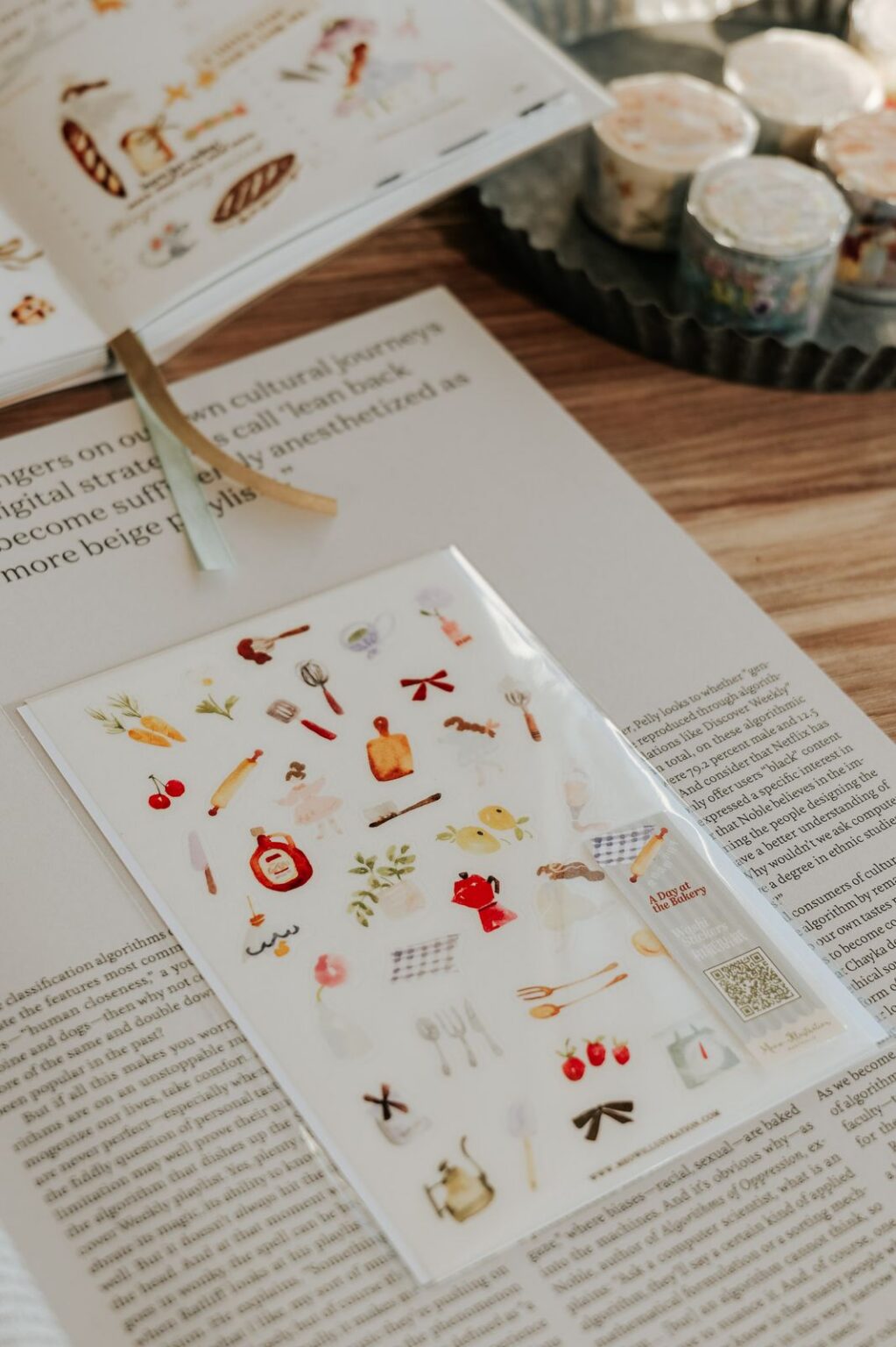 Washi Stickers | A Day at the Bakery