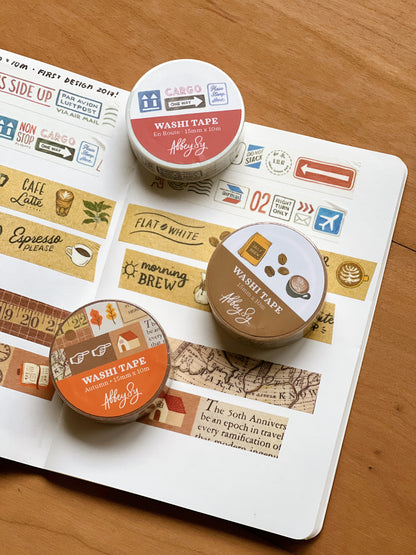Washi Tape | Coffee (15mm)