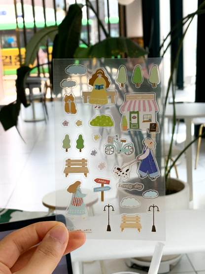 Stickers | Daily Sticker - Walk (PET)