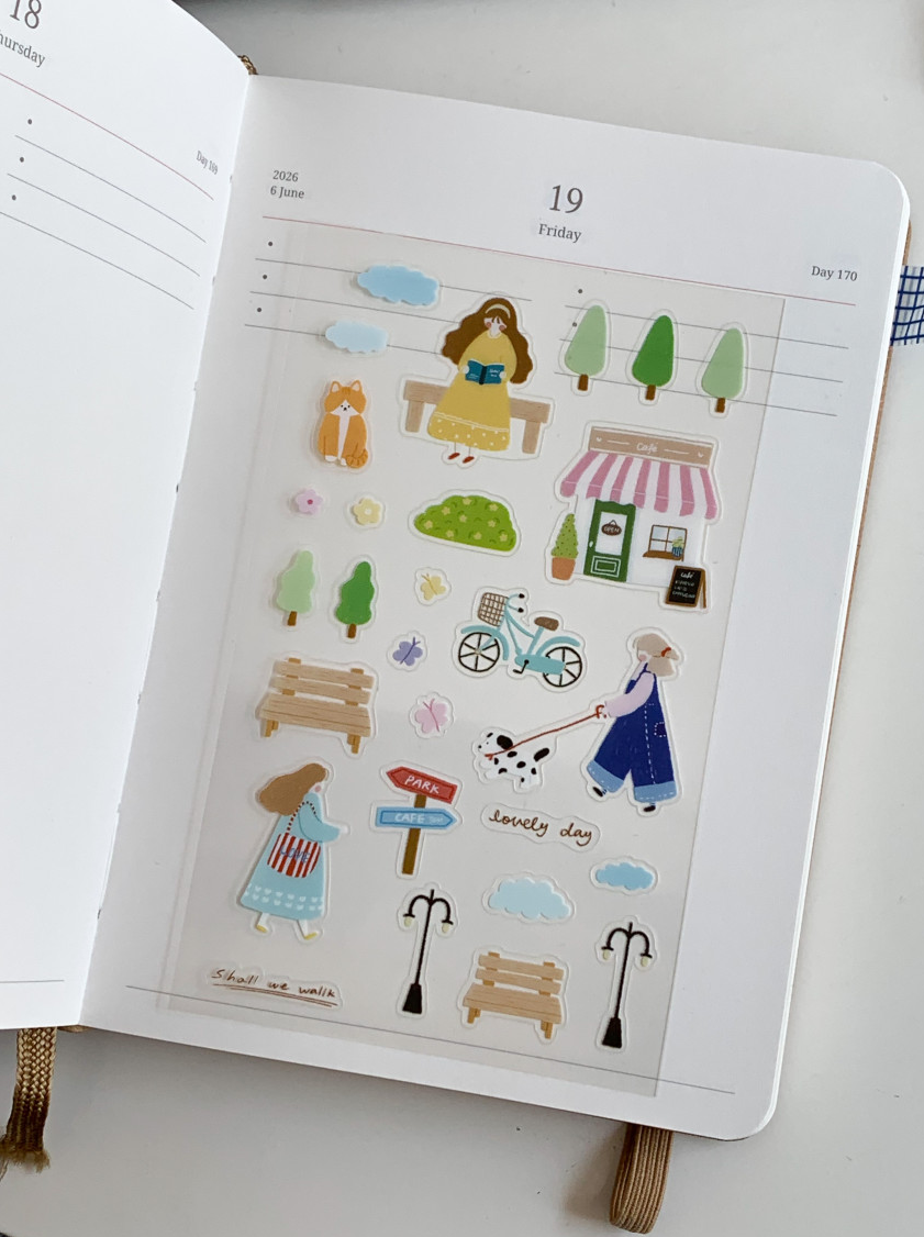 Stickers | Daily Sticker - Walk (PET)