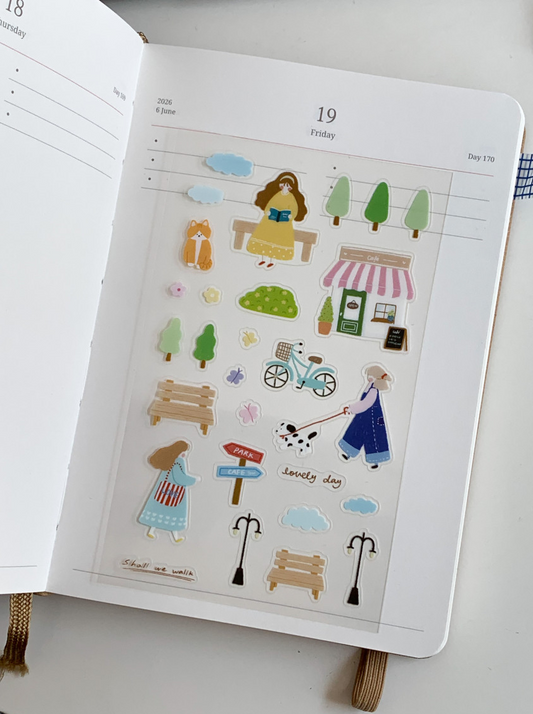 Stickers | Daily Sticker - Walk (PET)