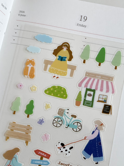 Stickers | Daily Sticker - Walk (PET)