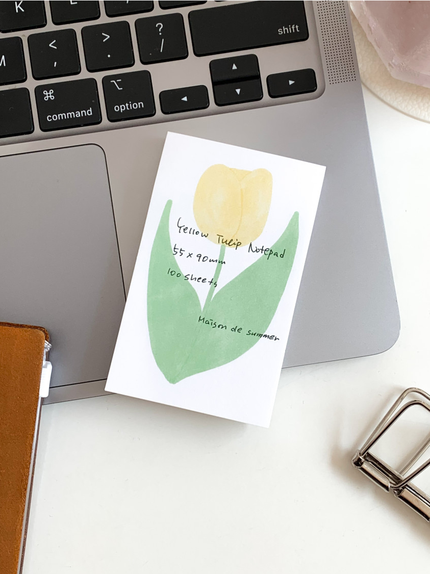 Notepad | Yellow Tulip