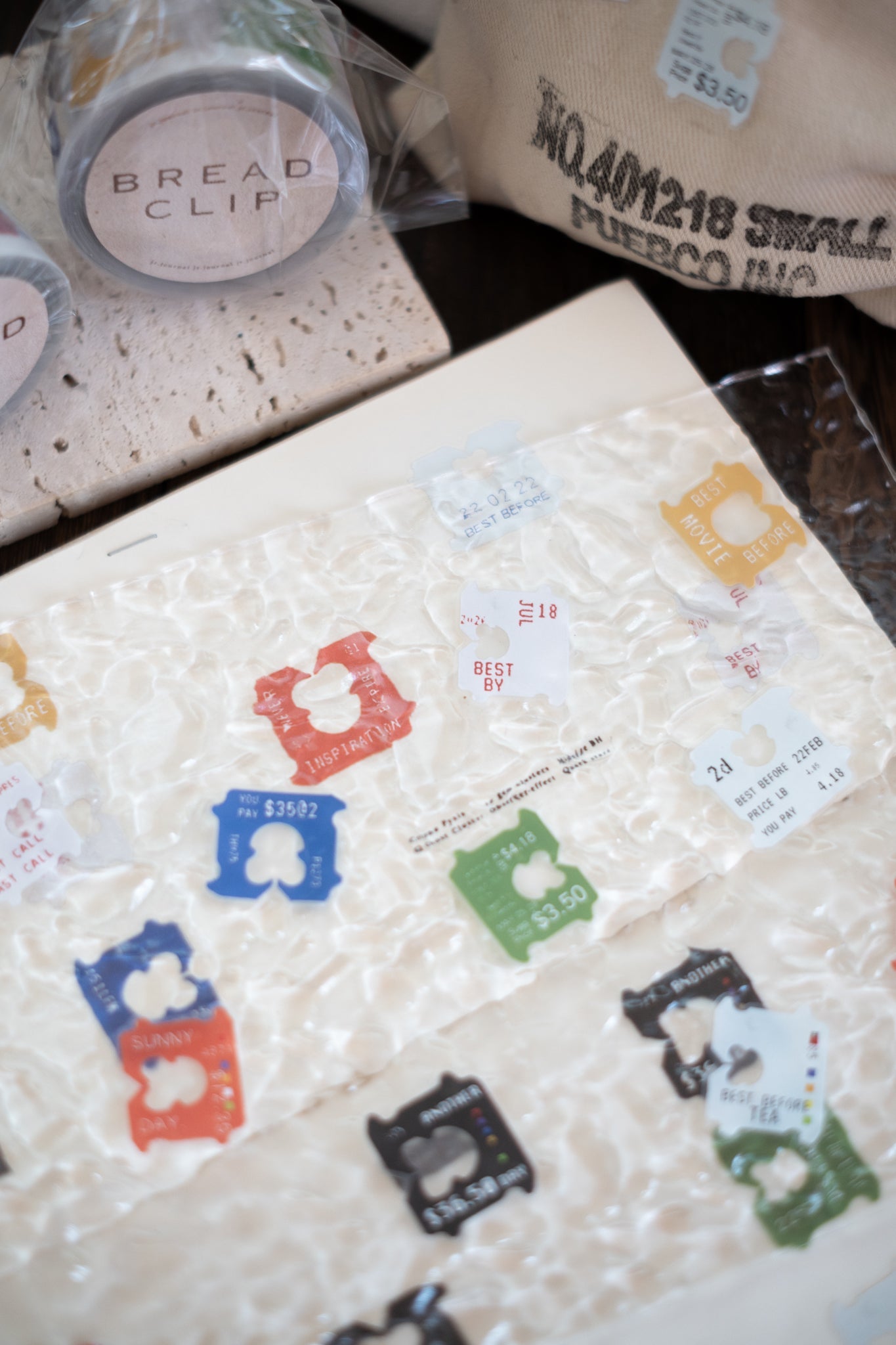 Kiss-cut PET Tape | Bread Clip (3cm)