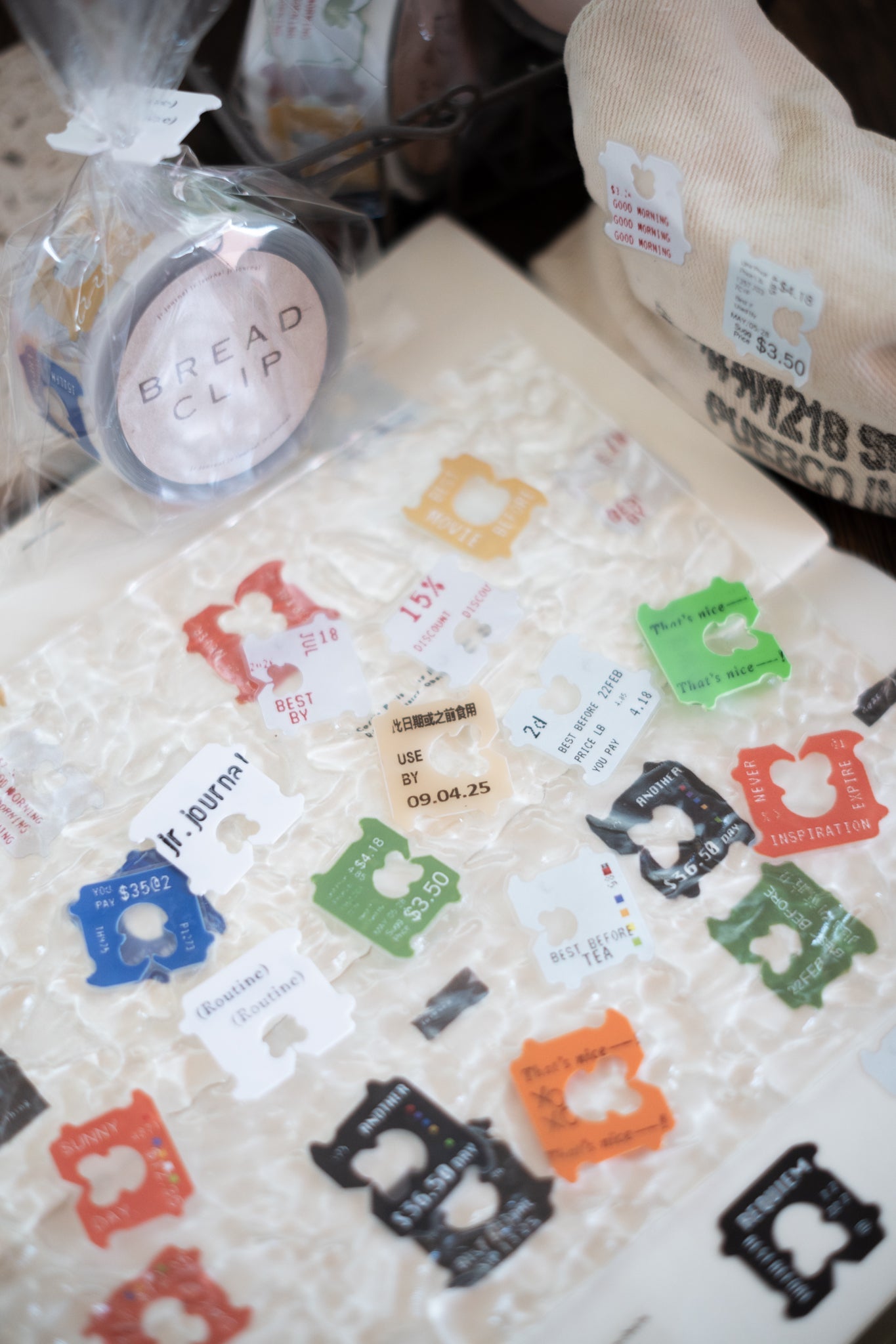 Kiss-cut PET Tape | Bread Clip (3cm)