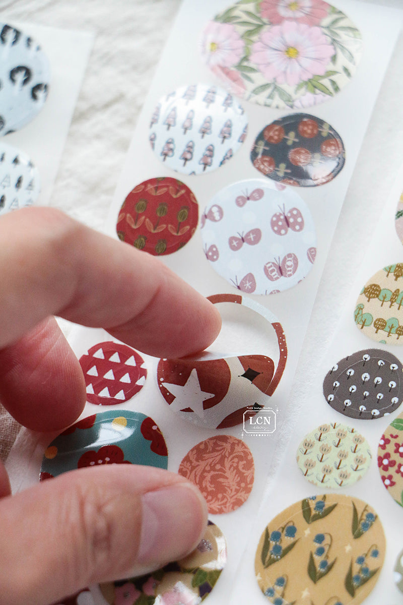 Kiss-cut PET Tape | Cobblestone (4cm)