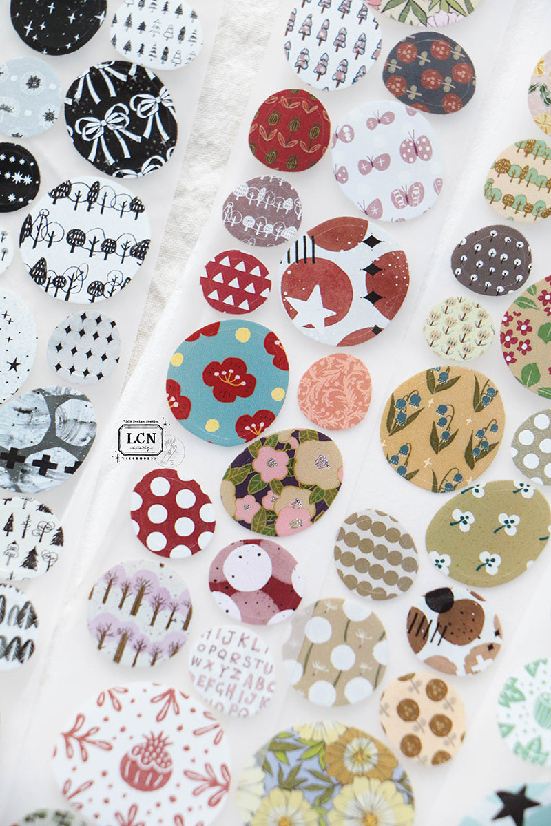 Kiss-cut PET Tape | Cobblestone (4cm)