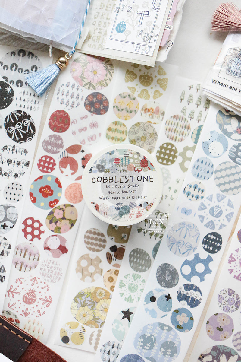 Kiss-cut Washi Tape | Cobblestone (4cm)