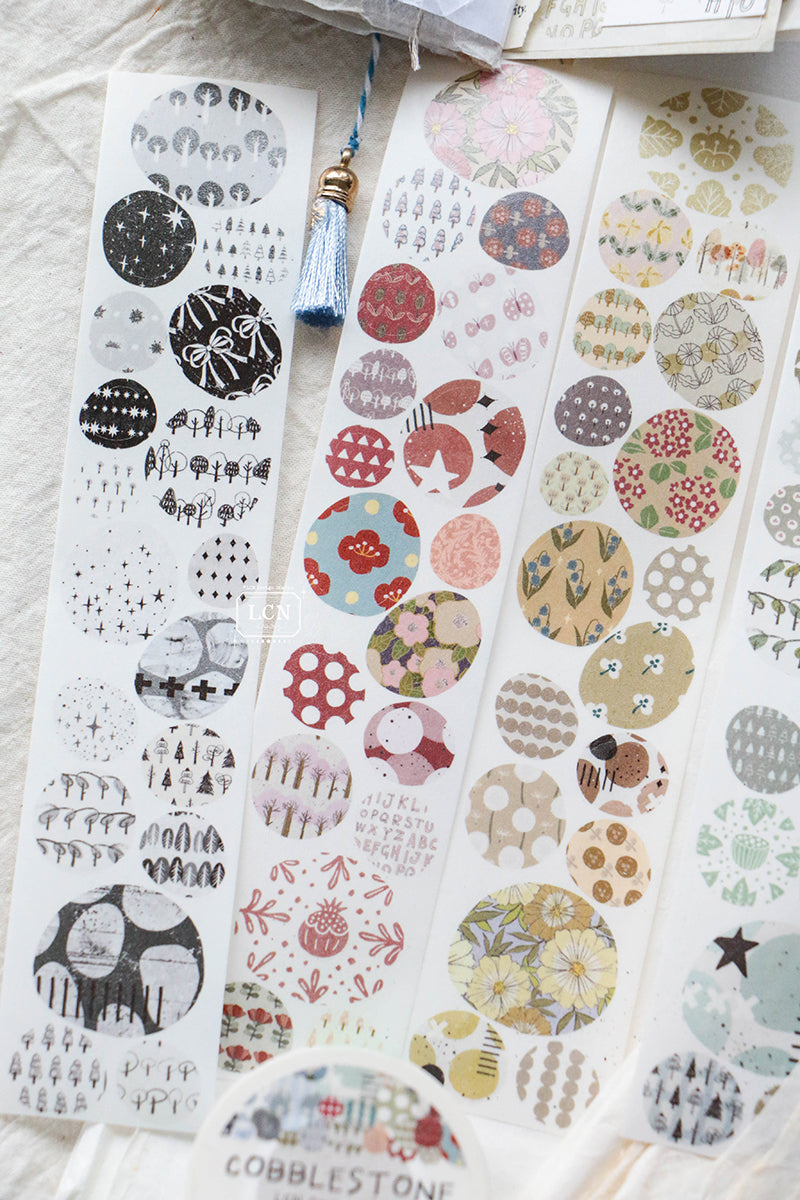 Kiss-cut Washi Tape | Cobblestone (4cm)