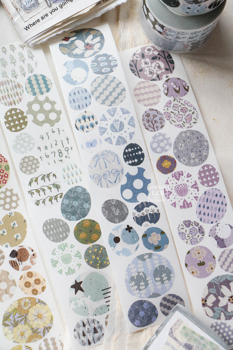 Kiss-cut Washi Tape | Cobblestone (4cm)