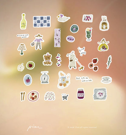 (Stocks In transit) Pion Kiss-cut Washi Tape | Fruit (3.5cm)