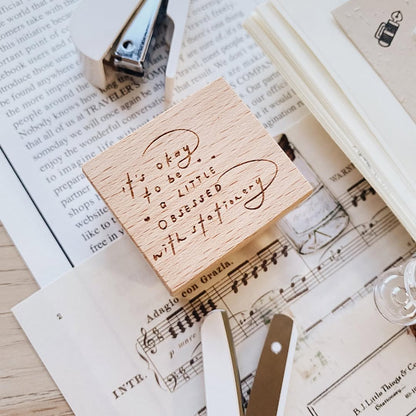 Stamps | Series 1: 005 It's okay to be a little obsessed with stationery
