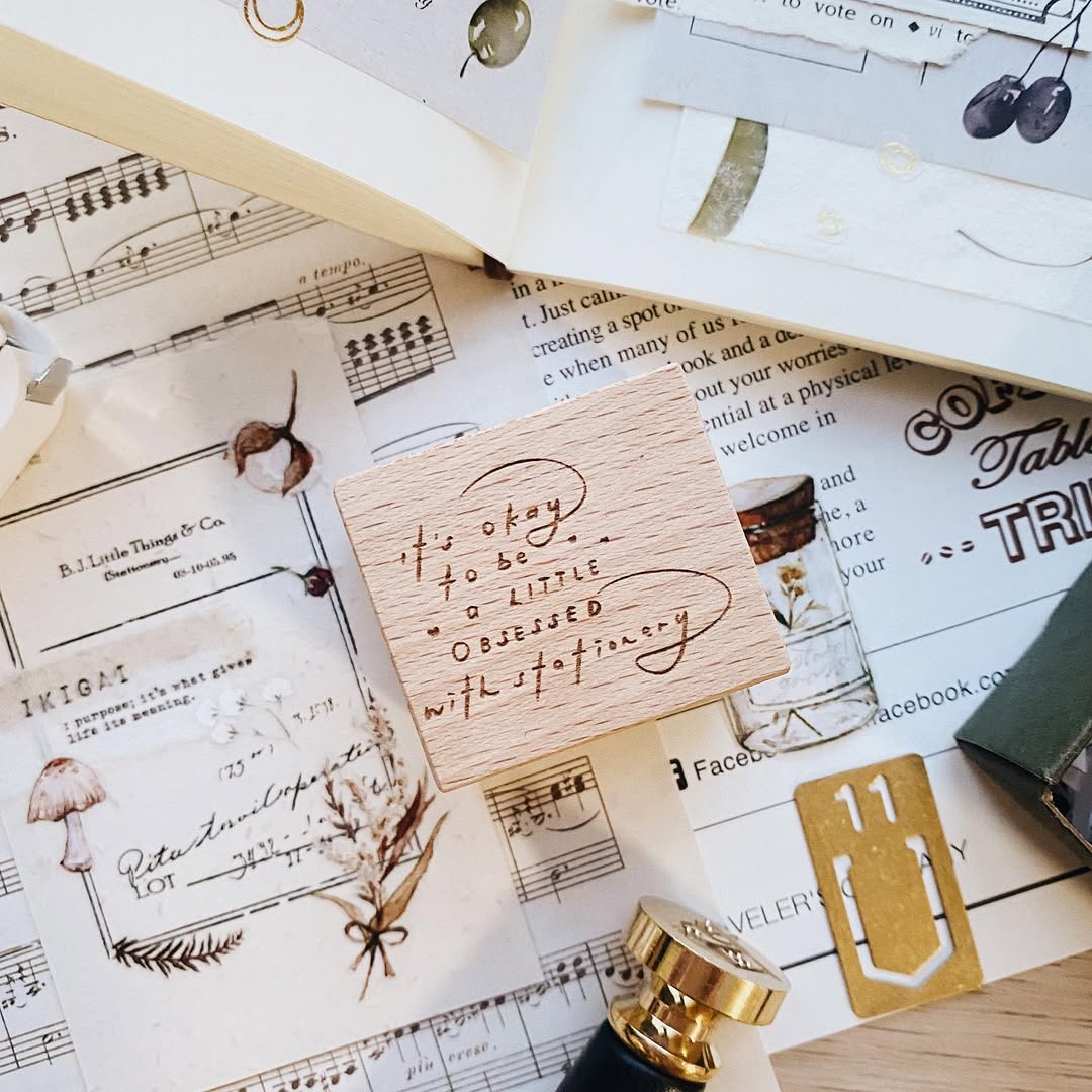 Stamps | Series 1: 005 It's okay to be a little obsessed with stationery
