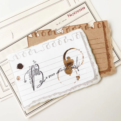 Print-on stickers | Coffee Stain (set of 2)