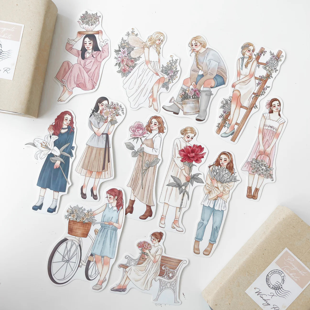 Sticker Pack | Bouquets + Trinkets
