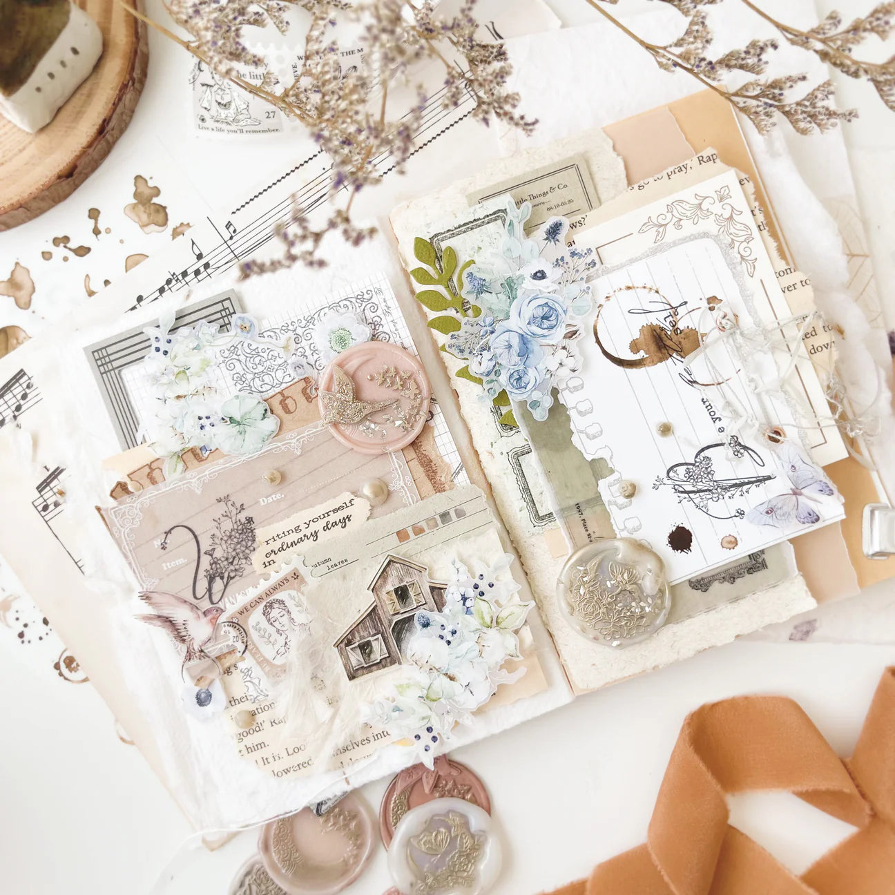 Print-on stickers | Coffee Stain (set of 2)