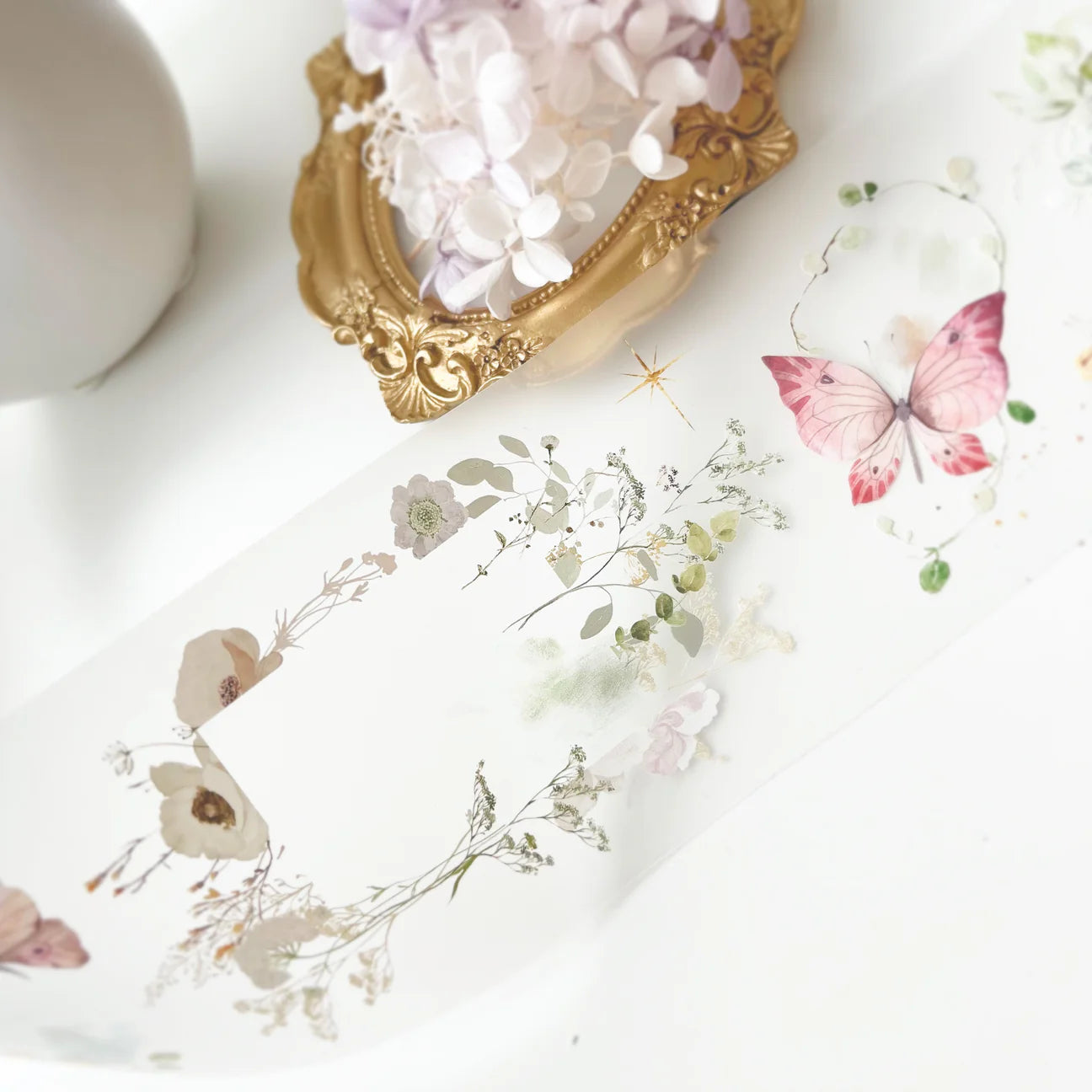 PET Tape | Floral Moon (7cm Matte or 7.6cm Foiled)