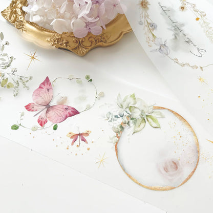 PET Tape | Floral Moon (7cm Matte or 7.6cm Foiled)