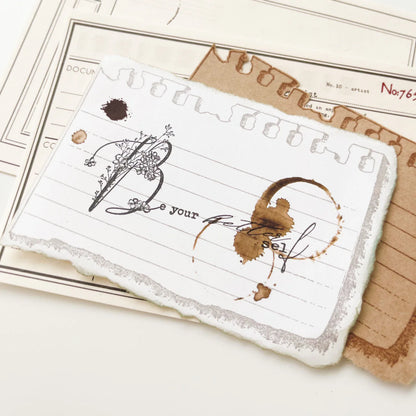 Print-on stickers | Coffee Stain (set of 2)