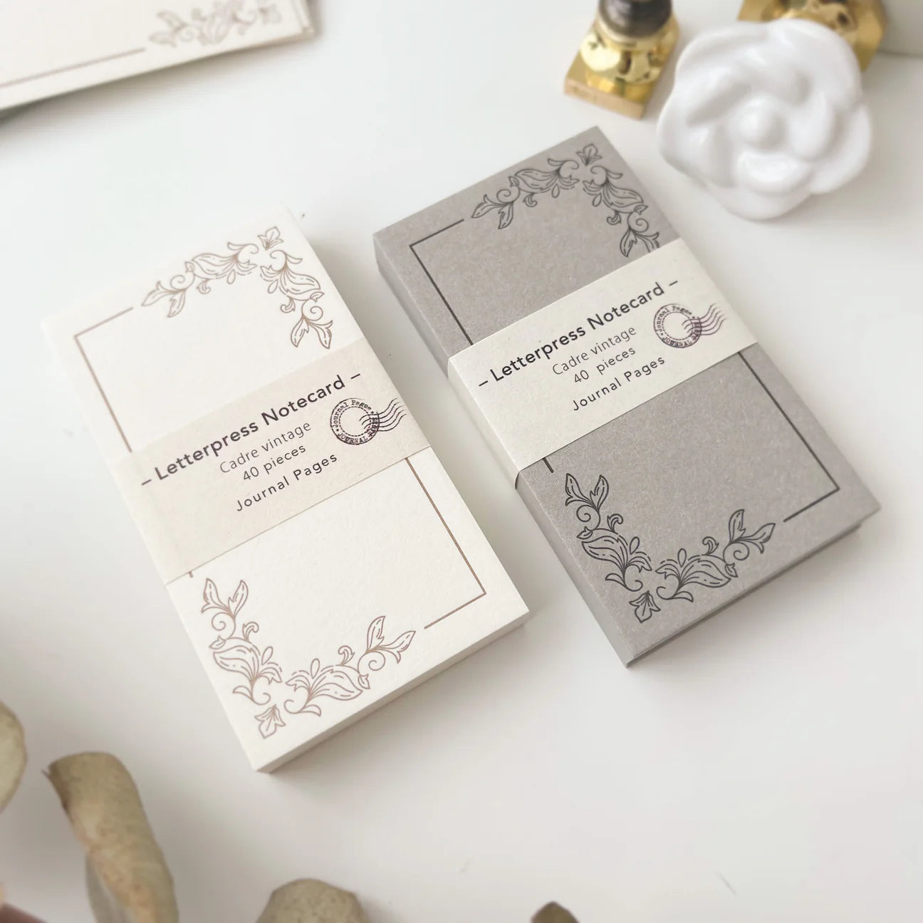 Letterpress memo card | Cadre Vintage