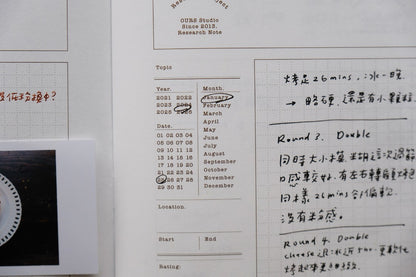 Notebook |  Research Notes