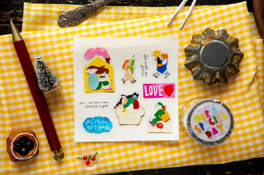 Kiss-cut PET Tape | For a Special Day (4cm)