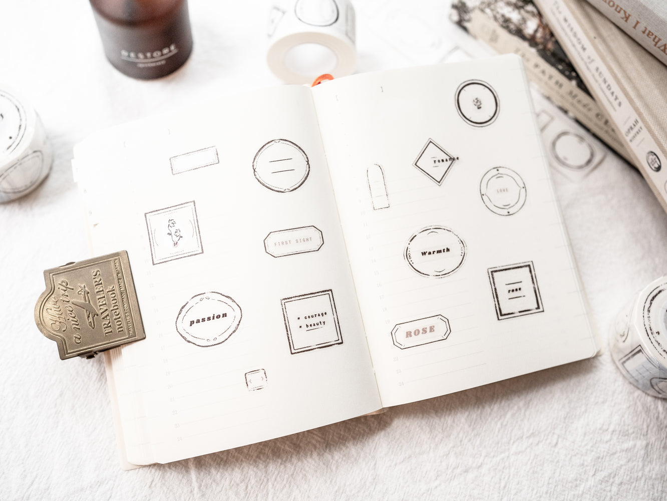 Kiss-cut Washi Tape | Labels (3cm)