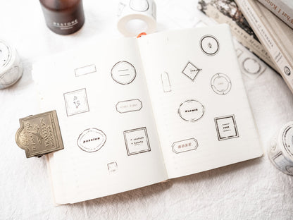 Kiss-cut Washi Tape | Labels (3cm)