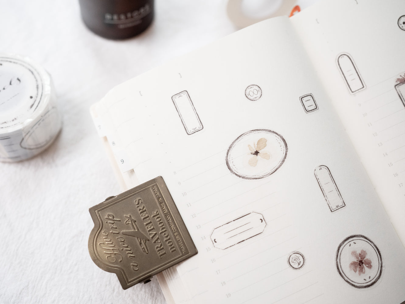 Kiss-cut Washi Tape | Labels (3cm)