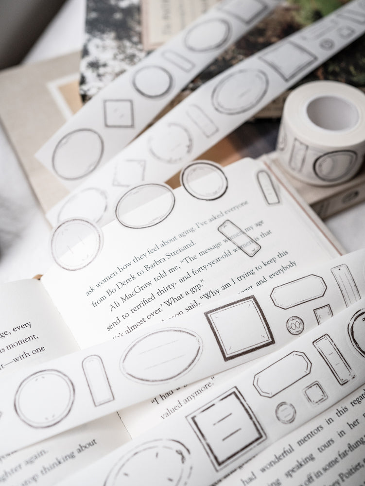 Kiss-cut Washi Tape | Labels (3cm)