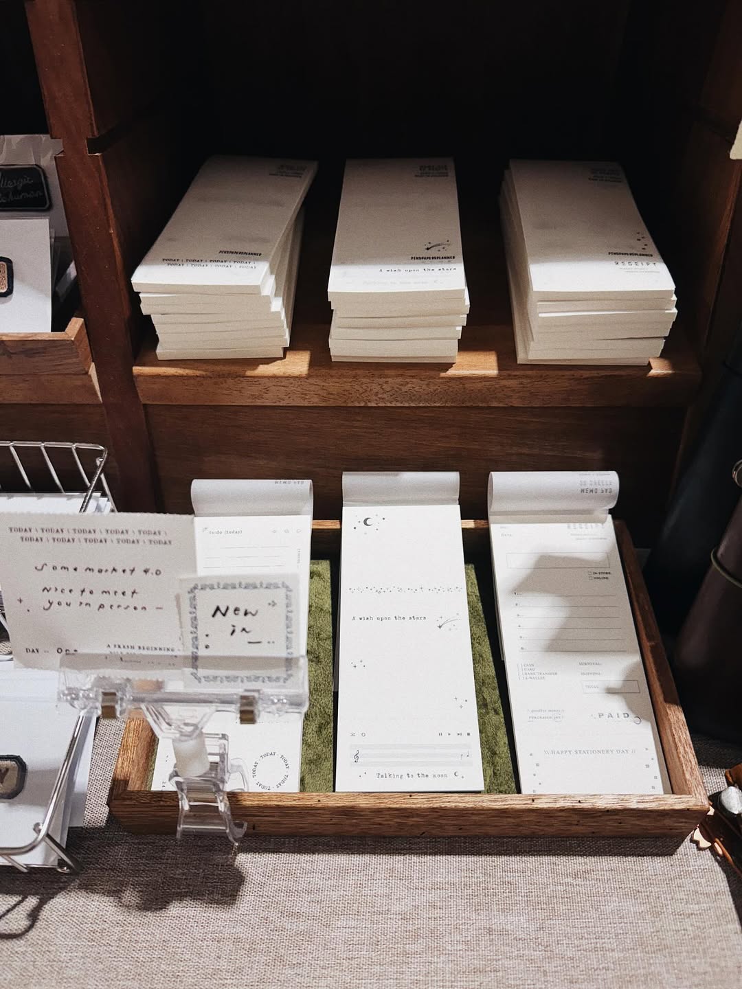 Memo pad | Today / A Wish upon the Stars / Receipt