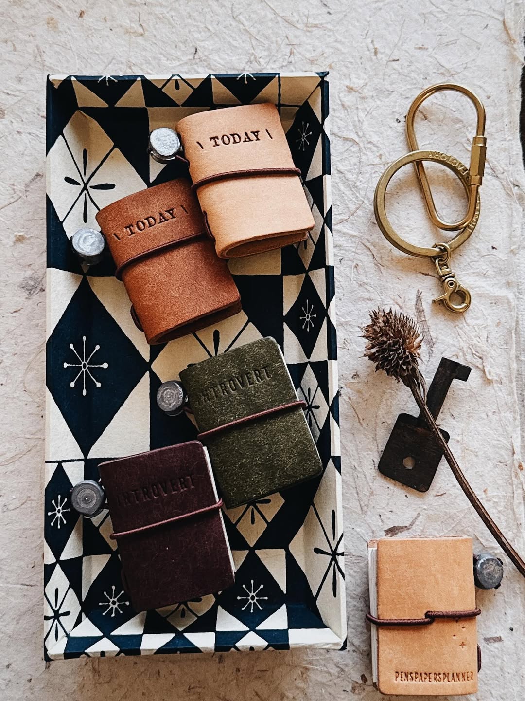 Mini Planner | Pueblo Leather: Today (4 colors)