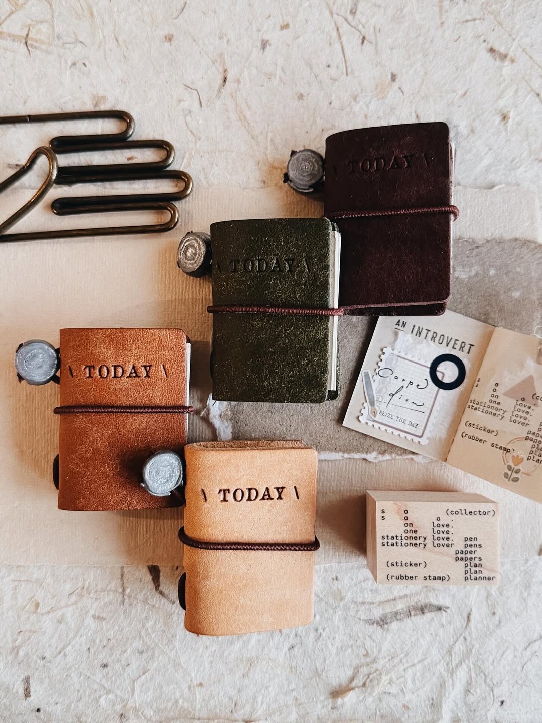Mini Planner | Pueblo Leather: Today (4 colors)
