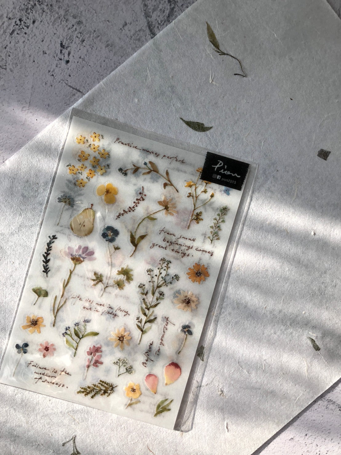 Transfer Stickers | Flower and Plants